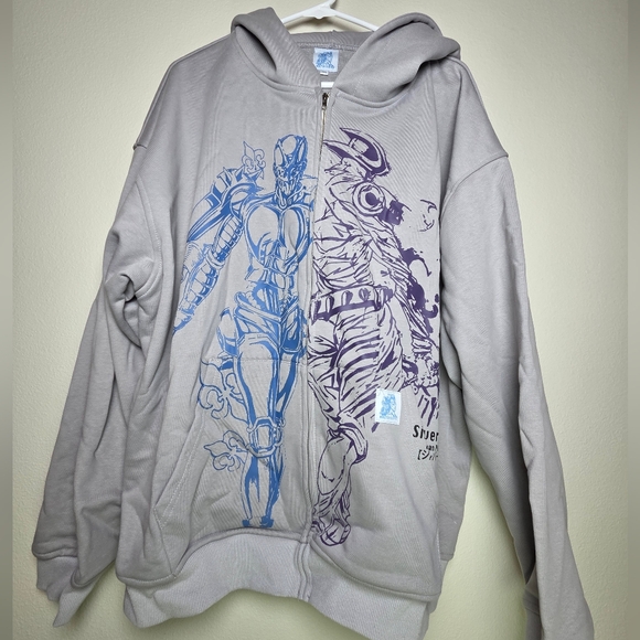 molten supply Other - Nwot 2XL Molten Supply Silver Chariot Hoodie JoJo - HTF